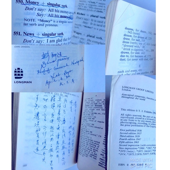 Vintage Book COMMON MISTAKES IN ENGLISH 1981 5th Edition by T. J. FITIKIDES - Picture 9 of 16